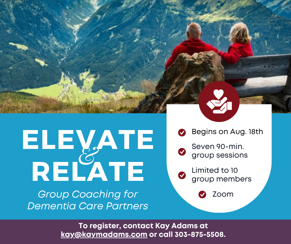 Elevate & Relate Group Coaching for Dementia Care Partners