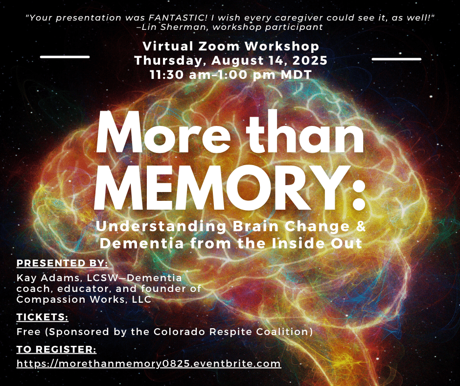 More Than Memory: Understanding Brain Change & Dementia from the Inside Out